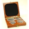 41rDJsh OSL. SS100 Van-Keuren-set-of-four-Optical-Flats-Cased