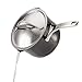 Anolon Nouvelle Copper Hard Anodized Nonstick Sauce Pan/Saucepan with Straining and Lid, 3.5 Quart, Gray