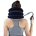 Cervical Neck Traction Device FDA Registered – Inflatable, Adjustable Neck Stretcher Collar for Home Traction Spine Alignment (Blue)