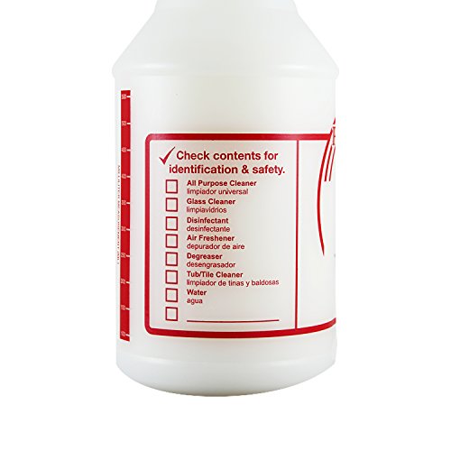 Houseables Spray Bottle Cleaner, Plastic, 24 Oz. Professional Sprayer, Adjustable Nozzle, Pack of 3