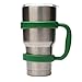 Mug Handle, PHOTNO Handle For YETI Rambler 30 oz Tumblers Slip Handle Yeti Cup (Green)