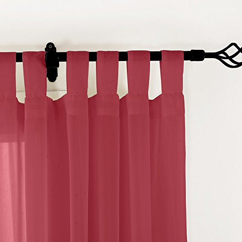 Cololeaf Extra Wide Sheer Curtains Indoor Outdoor Panels Living