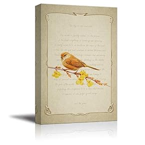 Feather and Animals Home Artwork for Living Room Bedroom