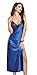 Dreamgirl Women's Tie Back Satin Long Gown