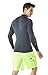 TSLA Men's UPF 50+ Long Sleeve Rashguard, Vibrant Lettering(msr10) - Charcoal, X-Large