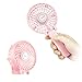 EasyAcc Mini Handheld Fan, Personal Cooling Fan Folding USB Desk Fan Small Portable Table Fan for Travel Camping Outdoors Office Home - Pink…