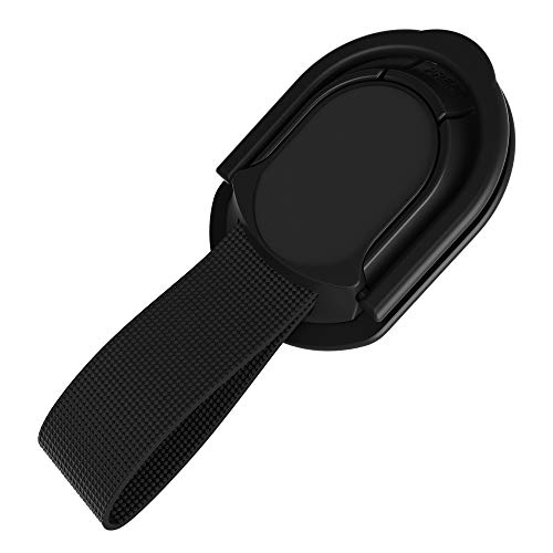 Ghostek Universal Magnetic Finger Holder Strap Grip Metallic Ring Kickstand | Compatible with iPhone X/Xs, Samsung s10 s10 Plus, S9, S8,HTC,LG,Google, Alcatel,OnePlus, Sony, Microsoft | Solid Black - Thumbnail 5
