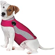 ThunderShirt Polo Dog Anxiety Jacket | Vet Recommended Calming Solution Vest for Fireworks, Thunder, Travel, & Separation | Pink, Small