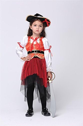 YiCos Kids Girls Princess Cosplay Fancy Dress Costume For Halloween Party Size S-XL