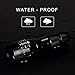 Ustopfiire Tactical LED Flashlight A100 Kit -TC1200 High Lumens Small Waterproof Flashlights - Zoomable Adjustable Focus 5 Modes Portable Flash Lighting Torch with Rechargeable 18650 Battery & Charger
