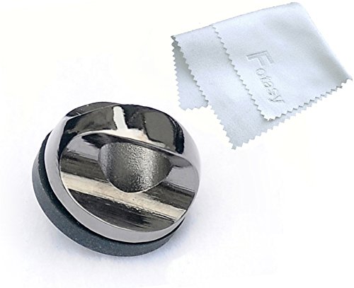 Fotasy NSQS Stainless Steel Screw with Fotasy Premier Cleaning Cloth for Quick Release Neck Strap, R-Strap (Silver/Black)