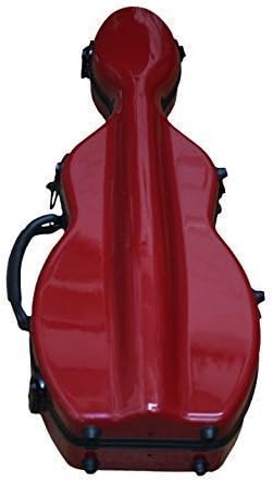 Red 4/4 Violin Fiberglass Case (#VL600Ar )