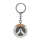 JINX Overwatch Logo Metal Key Chain for Video Game Fans (Metallic, One Size)