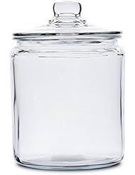 Anchor Hocking 77916 Heritage Hill Canister, Glass, 1/2-Gallon