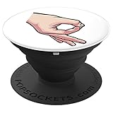 Haha Made You Look Funny Finger Circle Game Gift - PopSockets Grip and Stand for Phones and Tablets