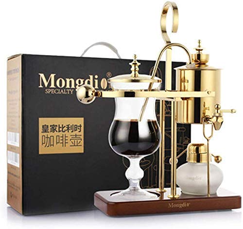 YAeele Royal Belgian Pot Heim Edelstahl belgische Kaffeekanne Syphon Manuelle Kaffeemaschine