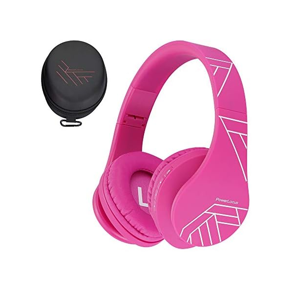 PowerLocus-Headphones-Over-Ear-for-Kids-Bluetooth-Wireless-Headphones-with-Microphone-Safe-Volume-85DB-Limited-Foldable-with-Carry-Case-Wireless-and-Wired-Headset-with-Micro-SDTF-for-iPhonePC PowerLocus Kids Headphones, P2 Bluetooth Headphones for Kids with Volume Limit 85DB, Kids Wireless Headphones Over Ear…