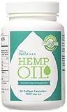 Manitoba Harvest Hemp Foods Hemp Oil Soft Gels, 1,000 mg, 60 Count