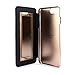Ted Baker Champagne Fashion Mirror Folio Card Slot Case for iPhone 8 Plus / 7 Plus, Protective Cover iPhone 8 Plus / 7 Plus for Professional Women/Girls