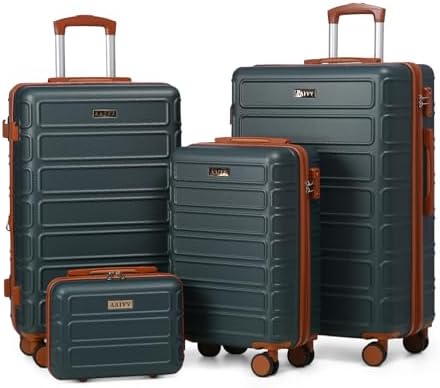 Amazon.com | AAIVV Luggage 4 Piece Set Suitcase with TSA, Airline