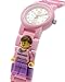 Lego Time Teacher 9005039 Pink Kids Minifigure Link Buildable Watch, Constructible Clock and Activity Cards | Pink/White | Plastic | 25mm case Diameter| Analog Quartz | boy Girl | Official