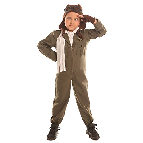 Disiao Air Force Pilot Costume For Little Boy Halloween Suits Cosplay (M)