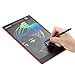 LCD Writing Tablet 9.7-Inch Writing Drawing Board Colorful Writing Tablet Great Gift for Kids-Useful at Office By Poker Wolf (red)