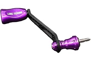 Fishing Reel Accessory Carbon Fiber Rocker Arm Handle for For STELLA, For STRADIC, and More (purple)