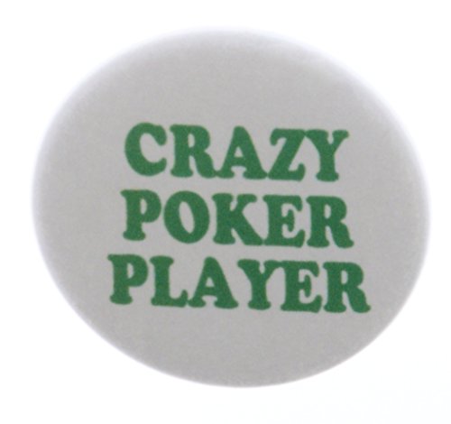 A&T Designs - Crazy Poker Player 2.25" Keychain