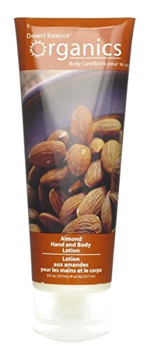Desert essence hand and body lotion, sweet almond, 8 oz