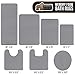 Gorilla Grip Original Thick Memory Foam Bath Rug, 24x17, Cushioned, Soft Floor Mats, Absorbent Premium's Bathroom Mat Rugs, Machine Washable, Luxury Plush Comfortable Carpet for Bath Room, White