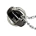 HiRudolph Cosplay Death Note L·Lawliet Double Ring Rotatable Necklace Anime Pendant