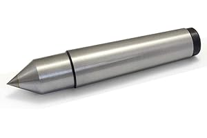 Oudtinx 1pc Lathes MT3# 60 Degree Point Morse Taper Lathes Dead Center,Hard Alloy