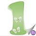 Wall Letter Stickers Custom Name Decals Girls Personalized Initial Baby Nursery Kids Room Decor Child Playroom Bedroom Home Vinyl Alphabet Removable Peel Stick Butterflies (Letter l Green Butterfly)