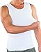BEST SLIM FIT A UNDERSHIRT FOR MEN - Light Compression A Shirt Undershirt with Moisture-Wicking Fabric Keeps You Cool on Hot Days & Provides More Coverage Than Traditional A Tank Undershirts