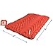Klymit Insulated Double V Inflatable Sleeping Pad for Camping, Lightweight Hiking and Backpacking Air Bed For Cold Weather, 3 Inch Thick