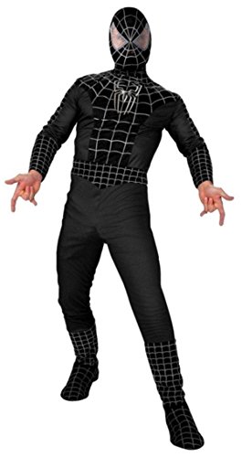 Stan Lee Signed Marvel Black Spiderman Full Adult Costume W/ Stan Lee