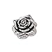 Designer Stainless Steel Rose Pendant for Women and Girls - Large - Medium or Small