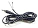 6-ft RCA Male Shielded Audio Cable To Bare Wire For Speakers and Subwoofer, Heavy-Duty