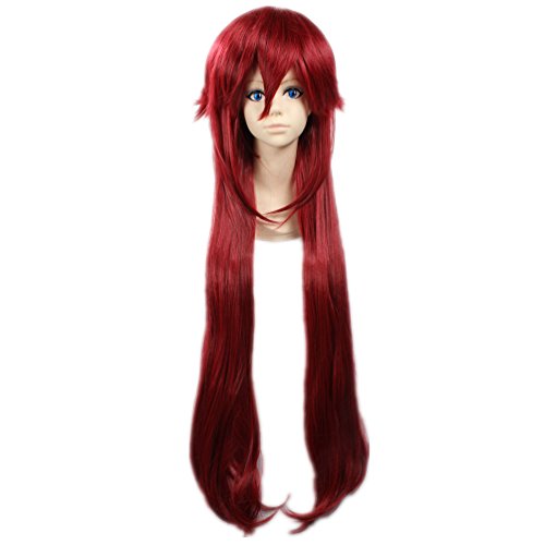 COSPLAZA Cosplay Wigs Heat Resistant Synthetic Wig Boy Male Girl Long Red Anime Hair