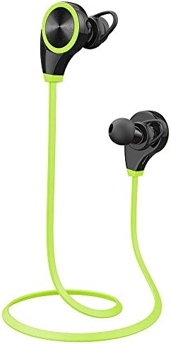 Bluetooth Headphones,Fetta V4.1 Wireless Sport Headphones Stereo In-Ear Noise Cancelling Sweatproof Headphones with Mic for iPhone 6S Samsung Note LG HTC Sony iPad And Other Android Devices (Green)