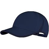 SEEK SURE Black Baseball Cap Men's Dry Fit Hat Lightweight Running Hats Women Ball Caps
