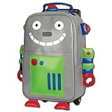 Stephen Joseph Little Boys' Rolling Backpack, Robot, One Size