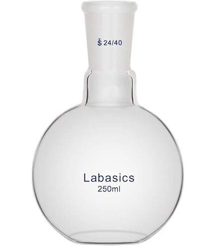 Flacon à Fond Plat En Verre Borosilicate Pour Laboratoire - De 25ml à 1000ml, Neuf