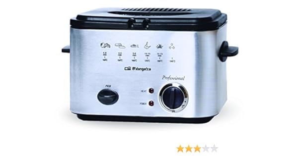 Orbegozo FDR12 FDR 12-Freidora de INOX, 1,2 l, 1200 W, Acero ...