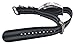 ArtStyle Watch Band with 1.5mm Thickness Quality Nylon Strap and Heavy Duty Brushed Buckle (Black/Grey, 20mm)