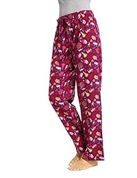 Pantalones de franela para dama, 100% algodón, supersuaves, color rosa, S