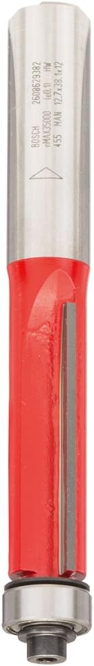 Bosch 2608629382 Tungsten Carbide Roman Ogee Bit, 0 V, Silver/Red, 12 x 12.7 x 93.6 mm