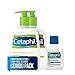 Cetaphil Moisturizing Lotion for All Skin Types, Body and Face Lotion, Two 16-oz. Bottles, plus 2-oz. Cetaphil Daily Facial Cleanser for Normal to Oily Skin (Combo Pack)