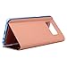 Galaxy S8 Plus Case, AICase Luxury Translucent View Window Sleep/Wake Up Function Cover Mirror Screen Flip Electroplate Plating Stand Full Body Protective Case for Samsung Galaxy S8 Plus(Rose Gold)
